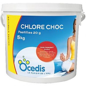 Chlore choc pastilles 20 gr